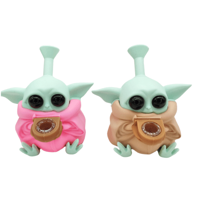 BONG SILICONA YODA BEBE 13CM