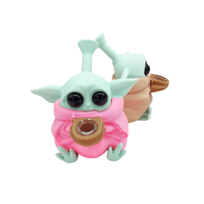 BONG SILICONA YODA BEBE 13CM