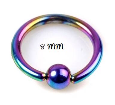 CAPTIVE RING ACERO TORNASOL