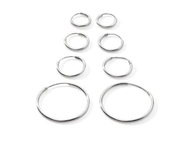 ARGOLLA OREJA PLATA PAR