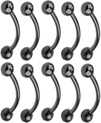 BARBELL CURVO ACERO NEGRO