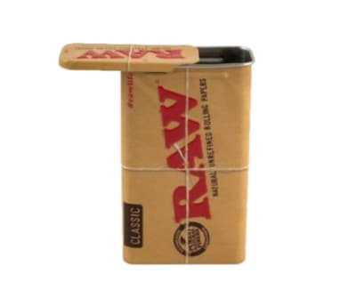 CIGARRERA MET. RAW TAPA DESLIZ
