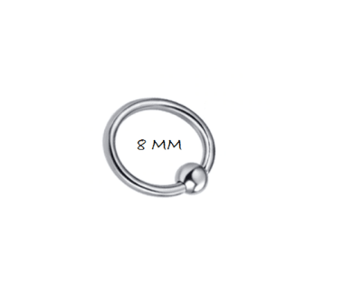CAPTIVE RING ACERO 