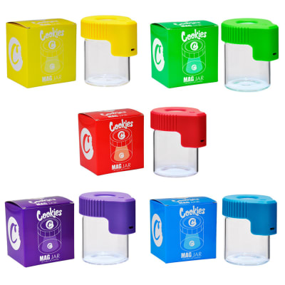 CONTENEDOR COOKIES CON LUZ Y LUPA