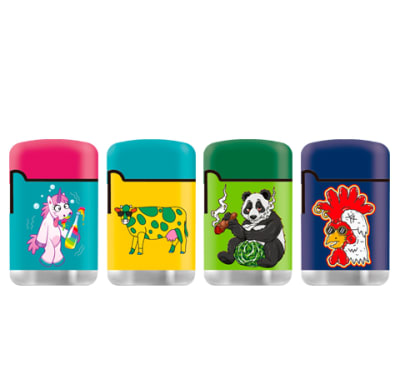 ENCENDEDOR ZENGAZ DISEÑO CRAZY ANIMALS ZL3