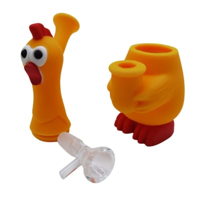 BONG SILICONA GALLO 17CM