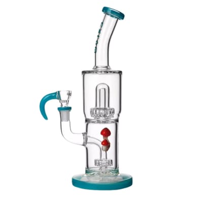 BONG MUSHROOM WATERPIPE 30CM CALVO GLASS