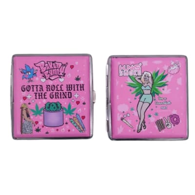 CIGARRERA BAKED METAL ROSADA 10X10CM