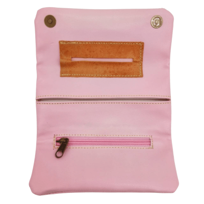 TABAQUERA TABAG ECO CUERO ROSADO