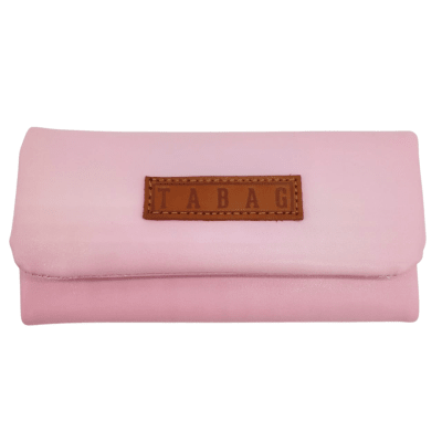 TABAQUERA TABAG ECO CUERO ROSADO