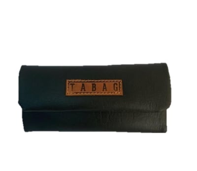 TABAQUERA TABAG ECO CUERO NEGRO