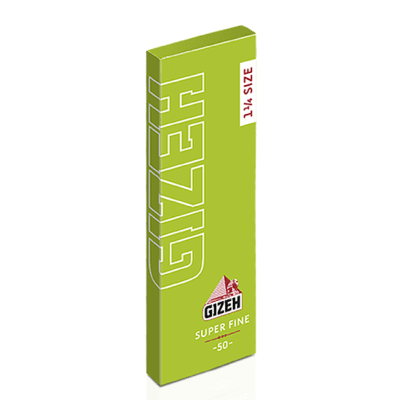 PAPELILLO GIZEH VERDE SUPER FINE 1 1/4