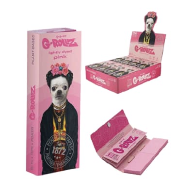 PAPELILLO G ROLLZ FRIDA 1 1/4 + TIPS PETS ROCK