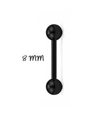 BARBELL ACERO NEGRO