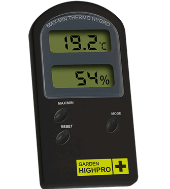 TERMOHIGRÓMETRO PROHYGRO BÁSICO GARDEN HIGHPRO