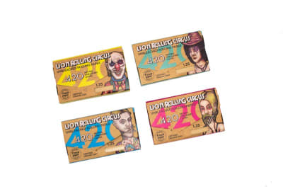 PAPELILLO LION ROLLING CIRCUS UNBLEACHED 420 BLOCK