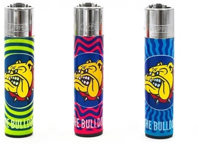 ENCENDEDOR CLIPPER BULLDOG AMSTERDAM COLORES