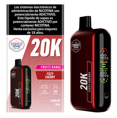 VAPORIZADOR  FIZZY CHERRY 20K  45MG/ML