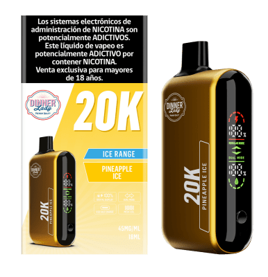 VAPORIZADOR 20K PINEAPPLE ICE 45MG/ML