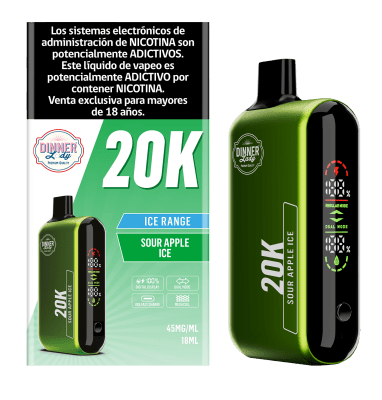 VAPORIZADOR 20K SOURAPPLE ICE 45MG/ML
