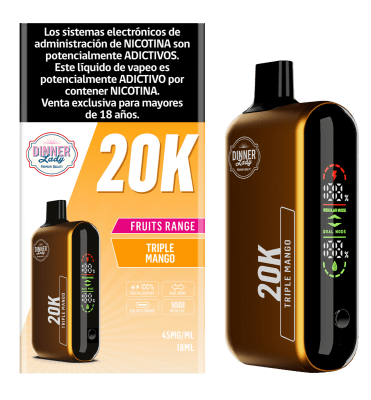 VAPORIZADOR 20K TRIPLE MANGO 45MG/ML