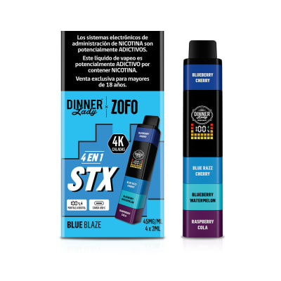 VAPORIZADOR MIXZOFO 4K BLUE-BLAZE 45MG/ML
