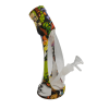 BONG PYREX SILICONA CURVO GRAFITTI 24CM1