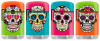 ENCENDEDOR ZENGAZ DISEÑO MEXICAN SKULLS ZL31