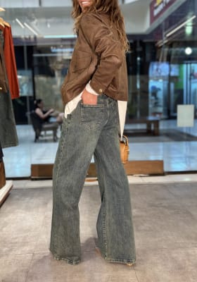 JEANS ROSA LAVAGGIO