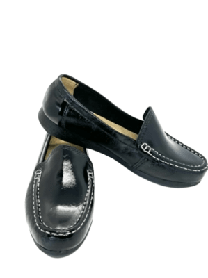 Mocasin Cuero Richiato Negro Art 2183