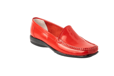 MOCASIN CUERO RICHIATO ROJO ART 0663