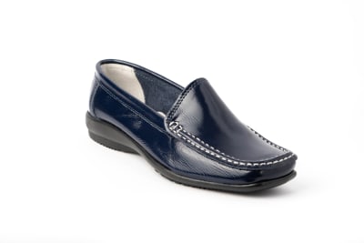 MOCASIN CUERO RICHIATO AZUL ART 066