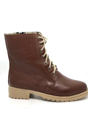 Botín Cuero Cafe Art 0061