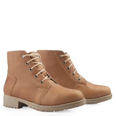 BOTIN CUERO TOSTADO 0071