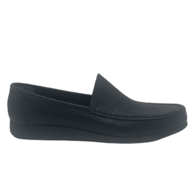 MOCASIN CUERO NEGRO ART 2181