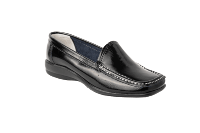 MOCASIN CUERO RICHIATO NEGRO ART 0663