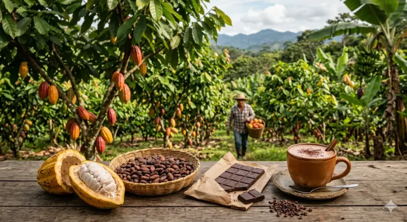 CONOCE MÁS DEL GRANO DE CACAO AL CHOCOLATE 