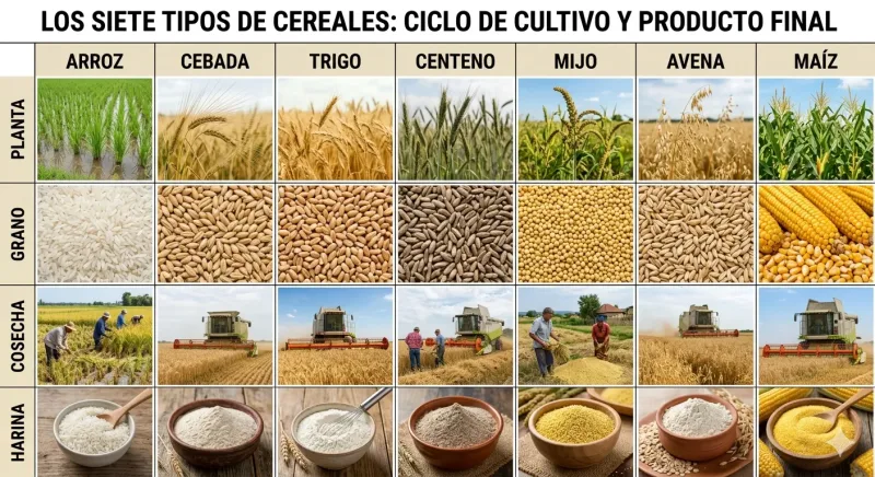 Cereales cuales son y como los podemos preparar!