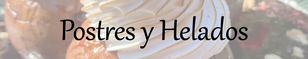 Postres y Heladería