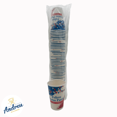 VASO POLIPAPEL 12 OZ (1000) FIESTAS PATRIAS X 40 UND1