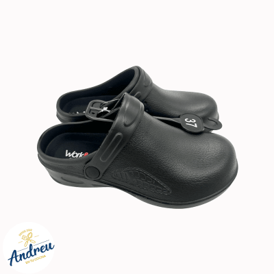 ZAPATO PANTINA GOMA WORK&LOOK NEGRO N°37