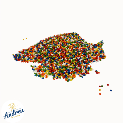 MOSTACILLA PELOTITA MULTICOLOR (20 K) X 1 KILO