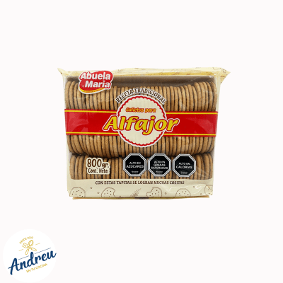GALLETA ALFAJOR ABUELA MARÍA GRANDE (10 U) X1 UNID