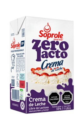 CREMA BATIR SOPROLE SIN LACTOSA (12X 1 LITRO) X 1 UNID