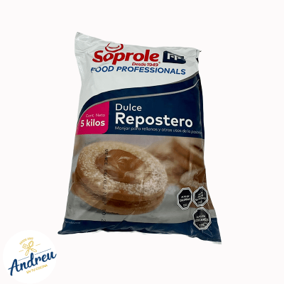 MANJAR SOPROLE (5 KILOS) DULCE REPOSTERO  (2) X 1 UND1
