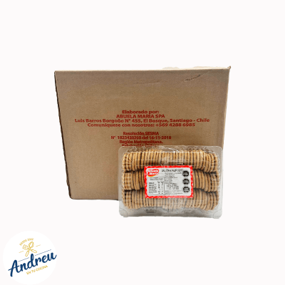 GALLETA ALFAJOR REPOSTERA CÓCTEL ABUELA MARÍA (14 UNID) X CAJA