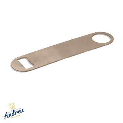 DESTAPADOR ABRIDOR BOTELLA PLANO METALICO (18 CM WINCO) X 1 UNID1