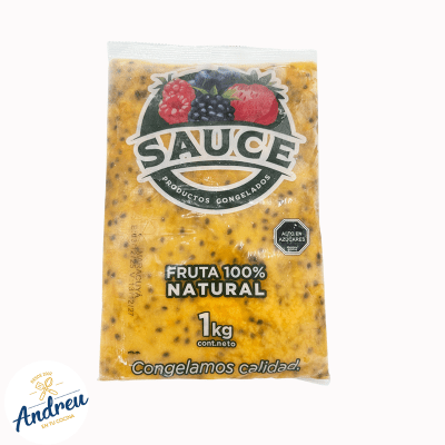 PULPA DE MARACUYÁ CON PEPA CONGELADA (SAUCE  10) X 1 UNID1