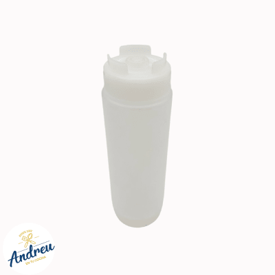 BOTELLA SALSAS 24 OZ TRANSPARENTE FIFO (24OZ XEF TOOLS SSB-24C) X 1 UNID1
