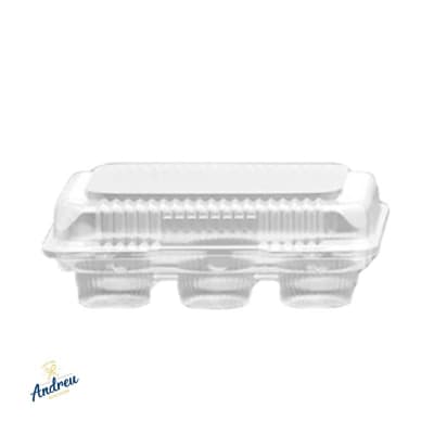 CONTENEDOR TERMOFORMADO 401-ABX6 MUFFINS (1X250 UNID) X1 UNID